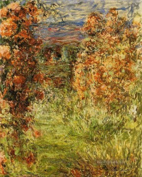  rose - Das Haus unter den Rosen Claude Monet impressionistische Blumen